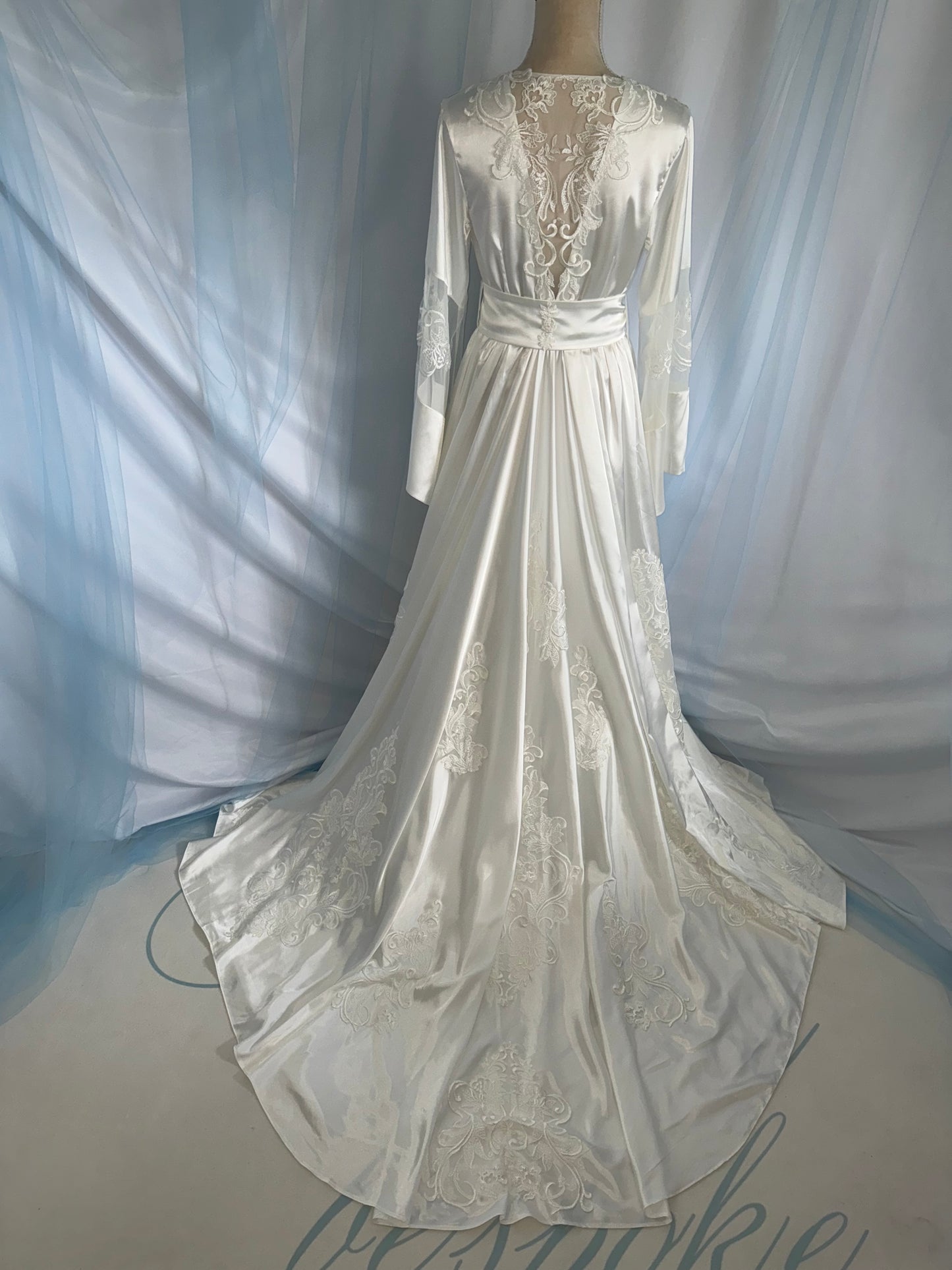 Silk & Lace Gown