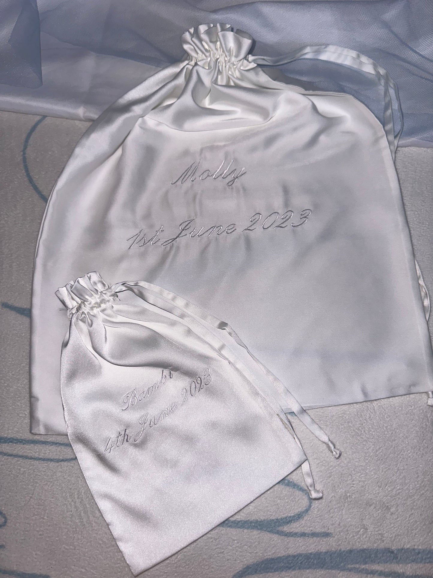 Embroidered Storage Bag