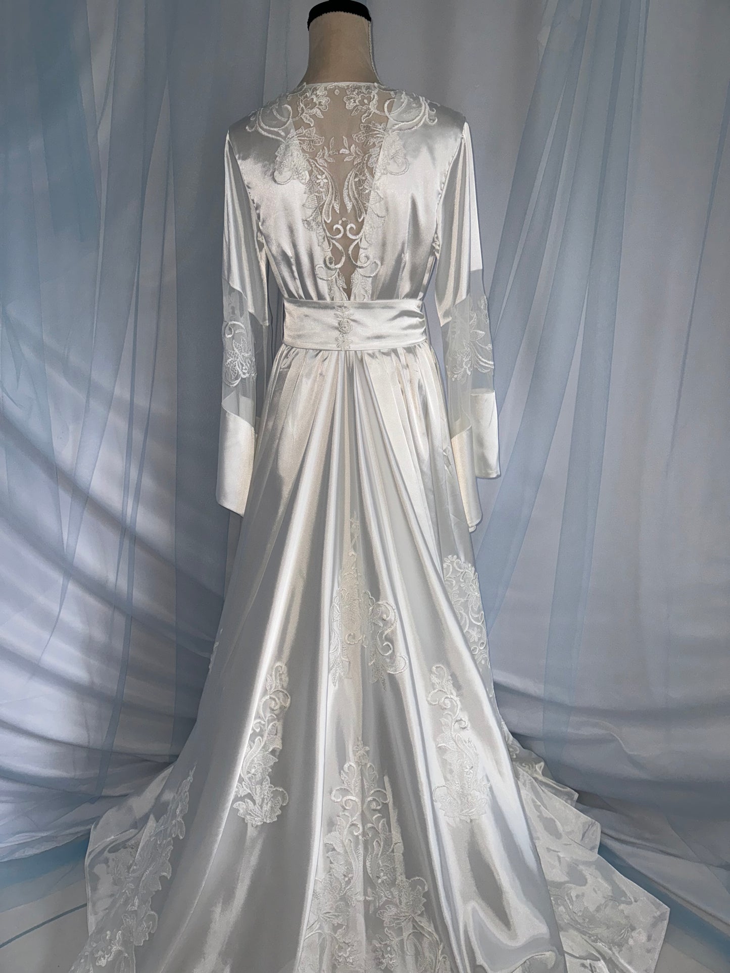 Silk & Lace Gown