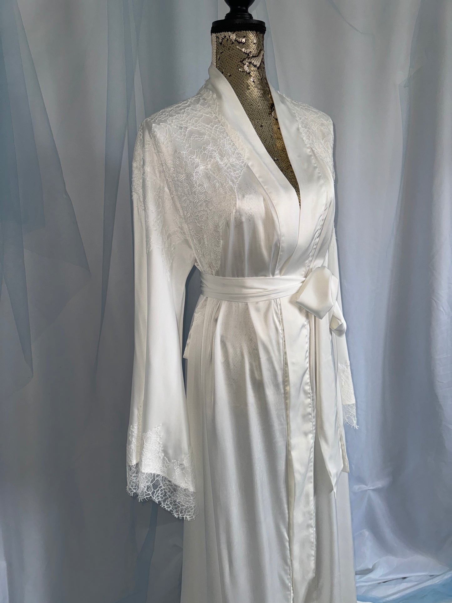Chantilly Lace Pure Silk Gown