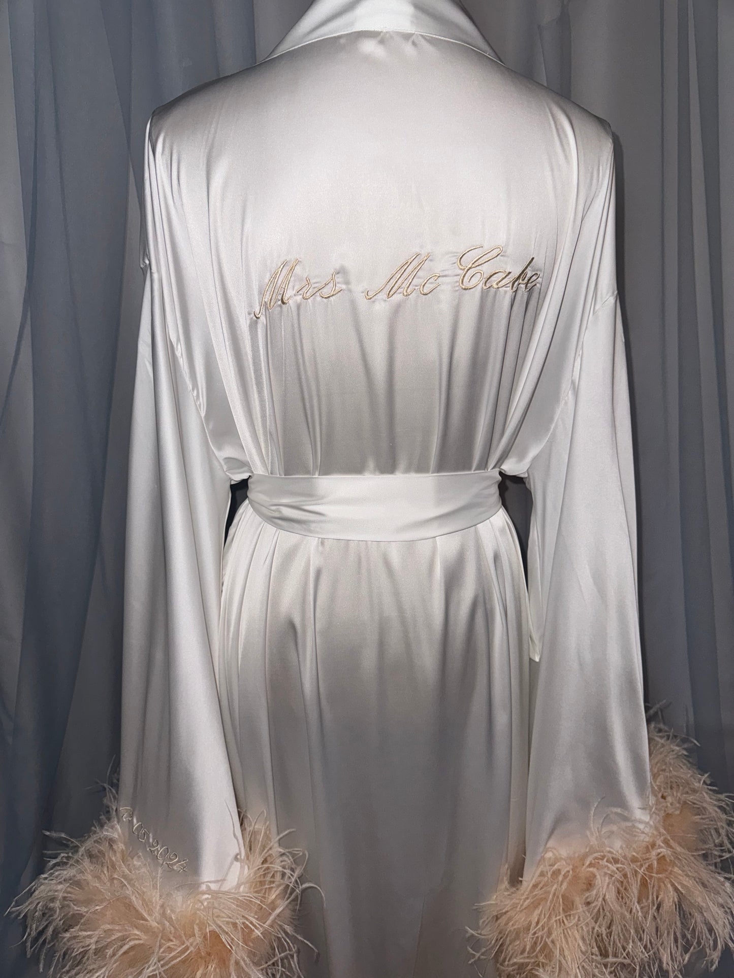 Ostrich Feather Gown