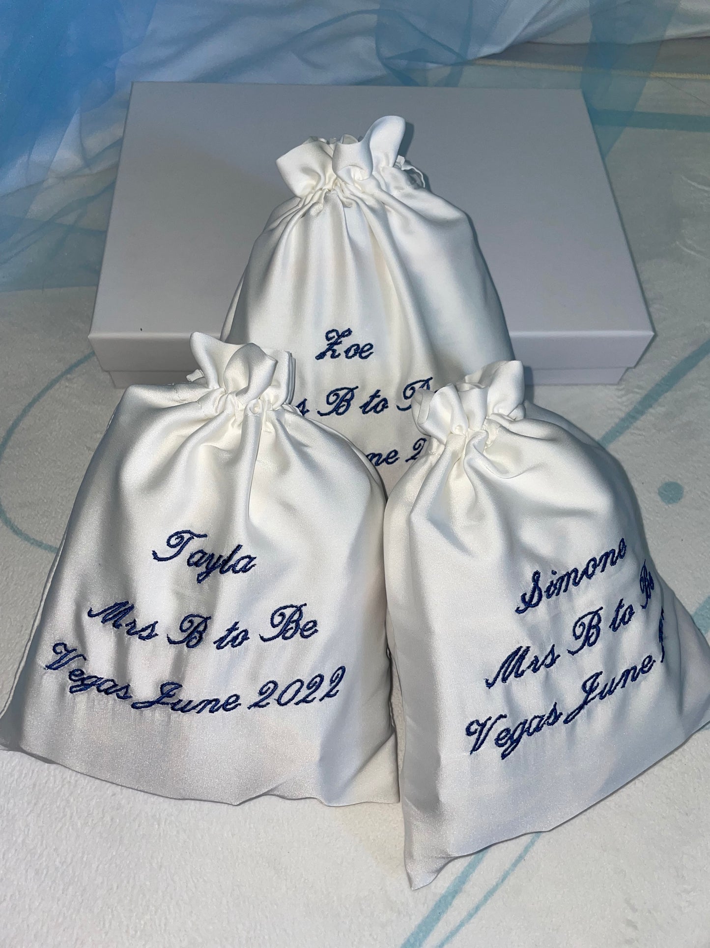 Embroidered Keepsake Bag