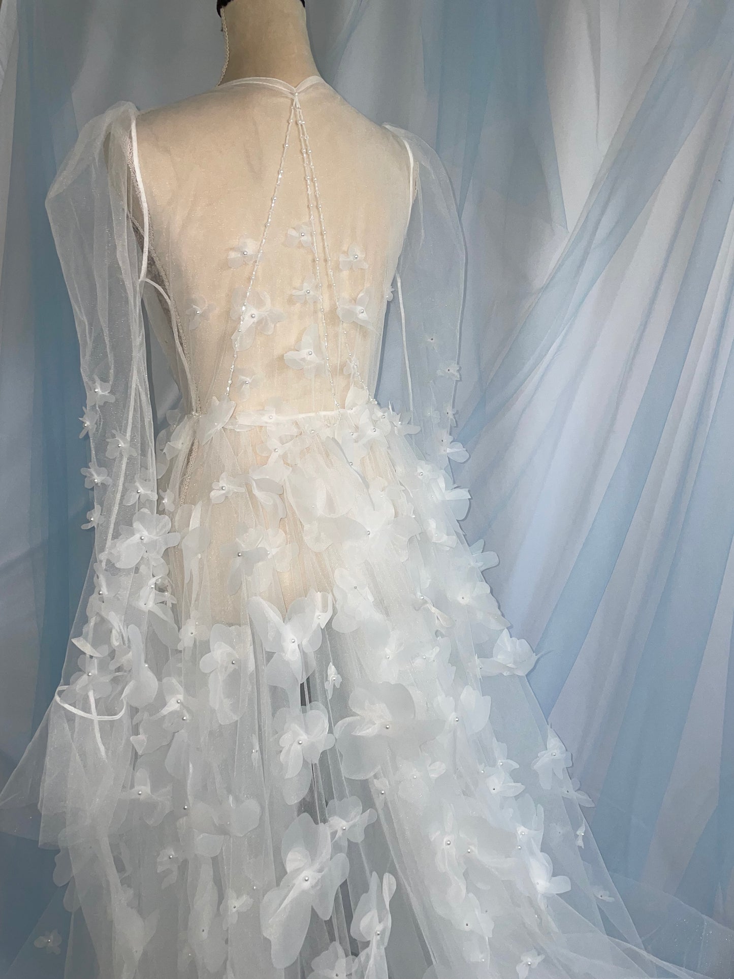Flower Tulle Gown