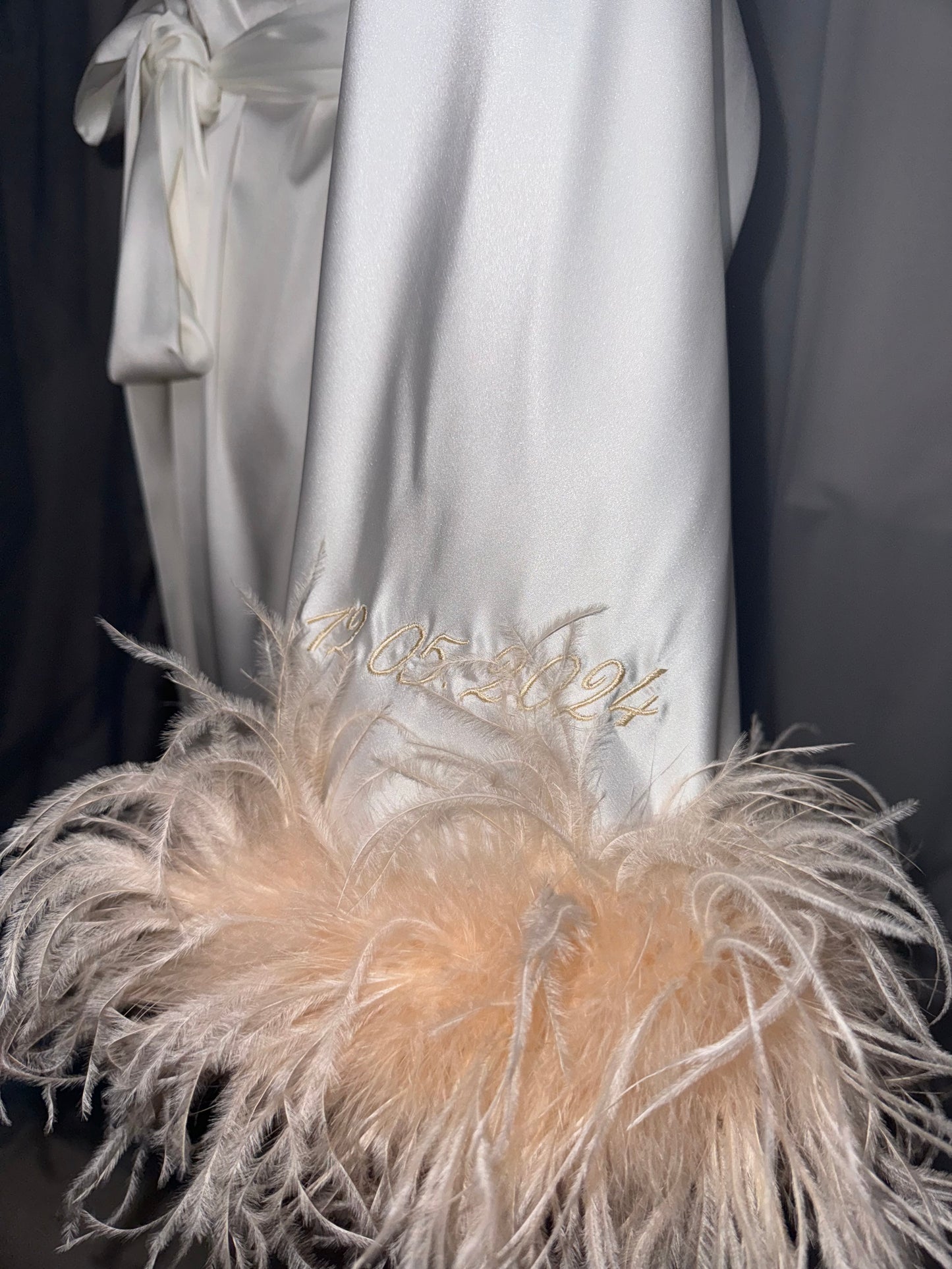 Ostrich Feather Gown