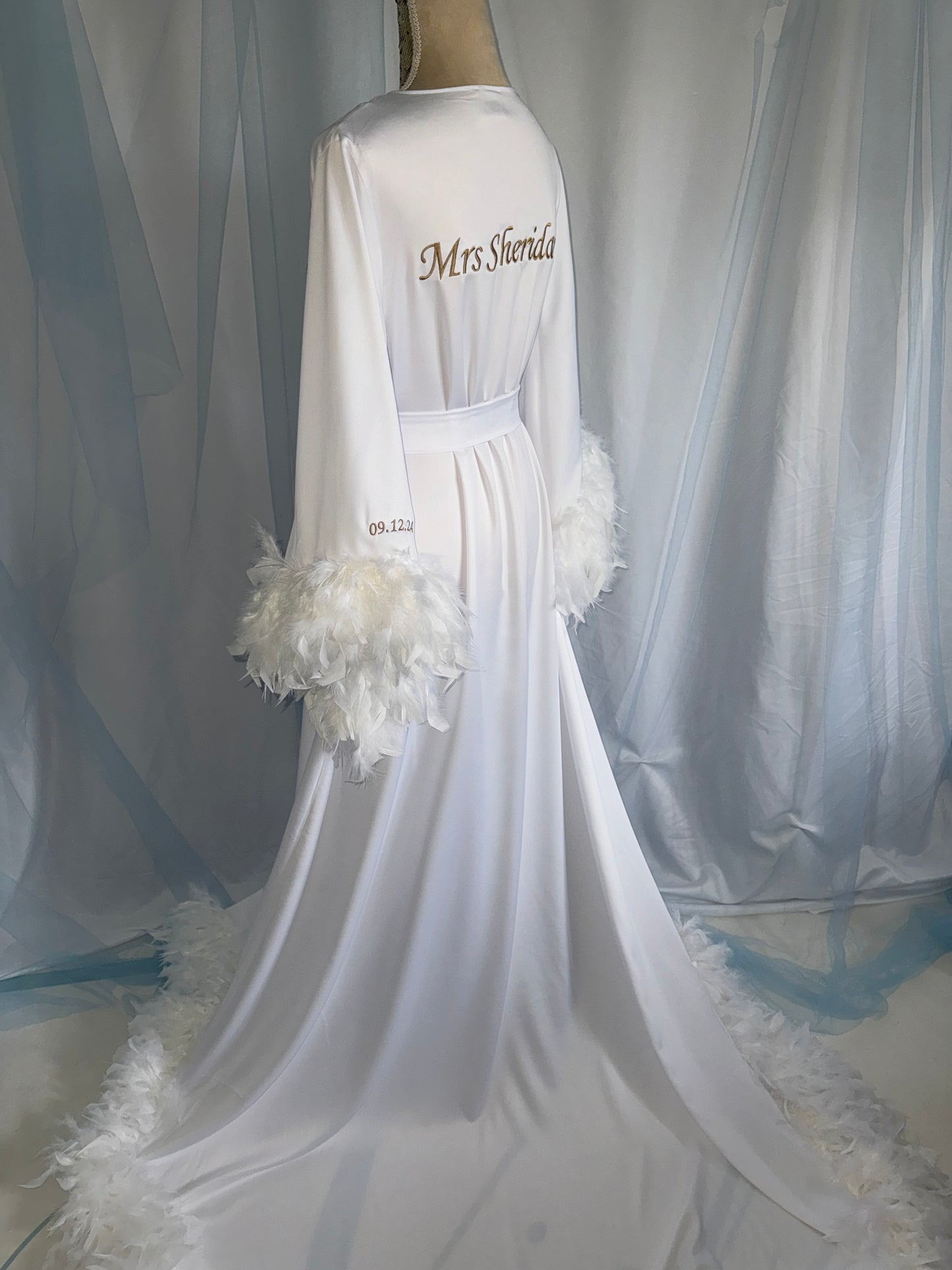Feather Boa Gown