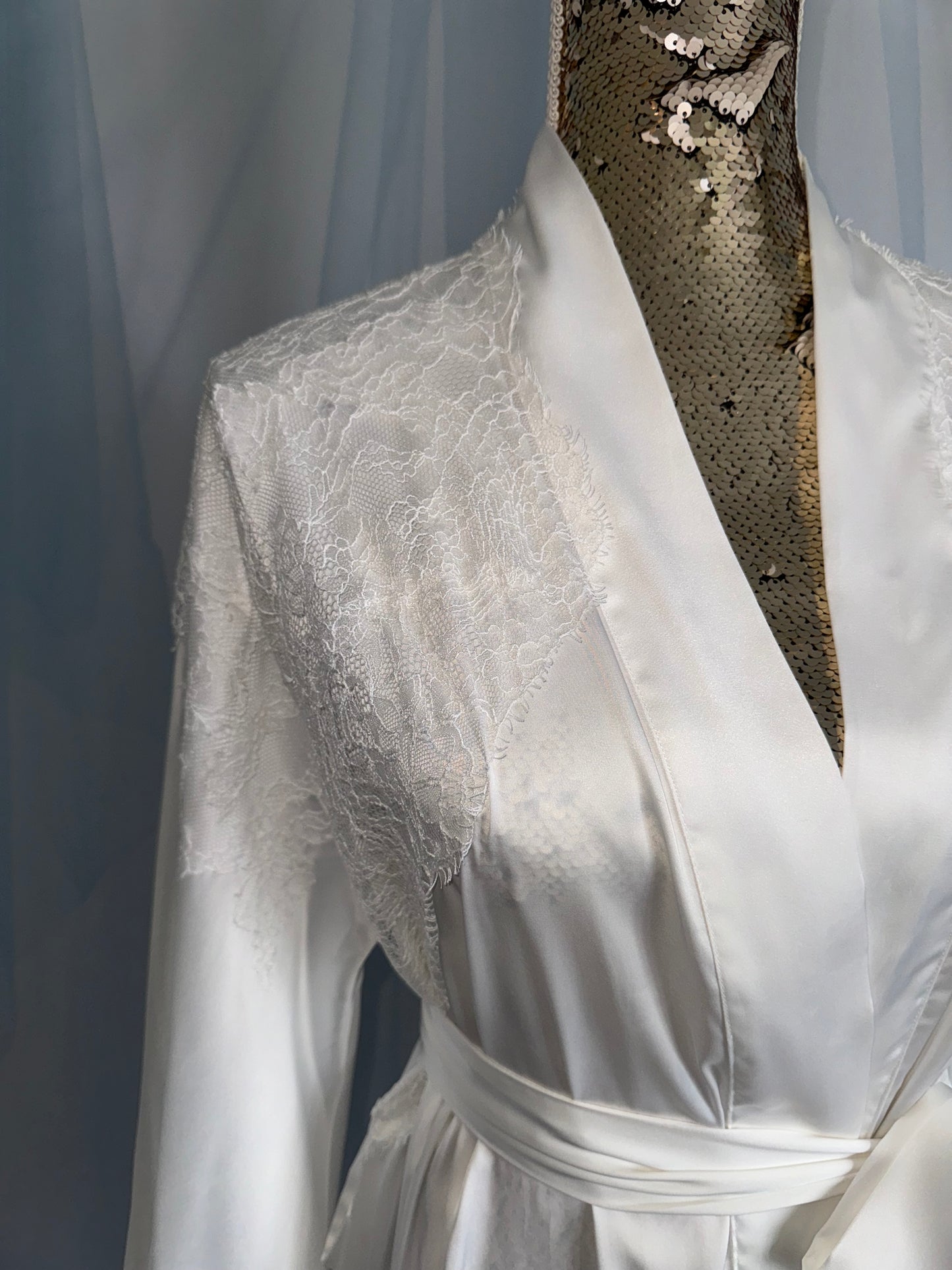 Chantilly Lace Pure Silk Gown