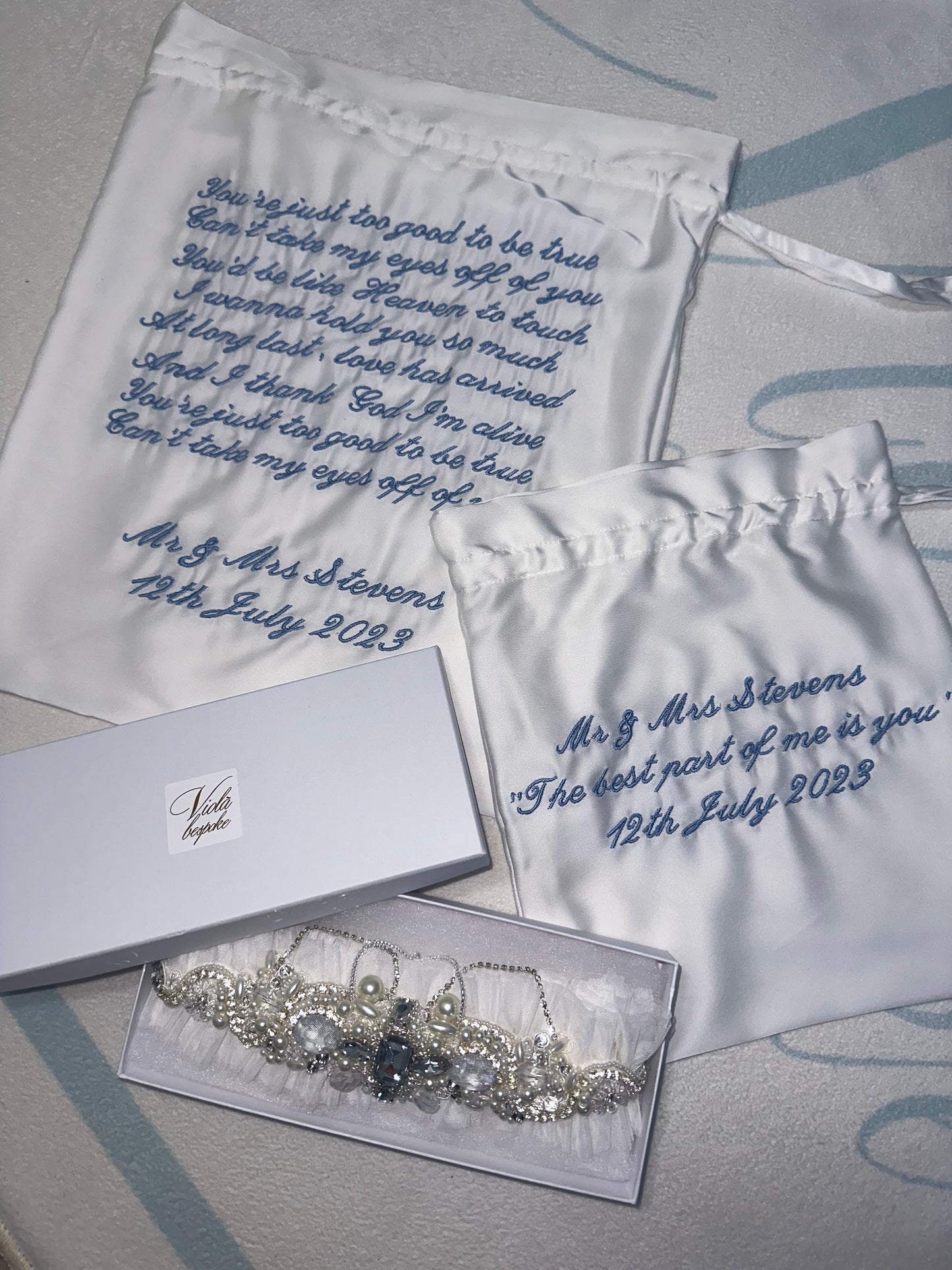 Embroidered Storage Bag