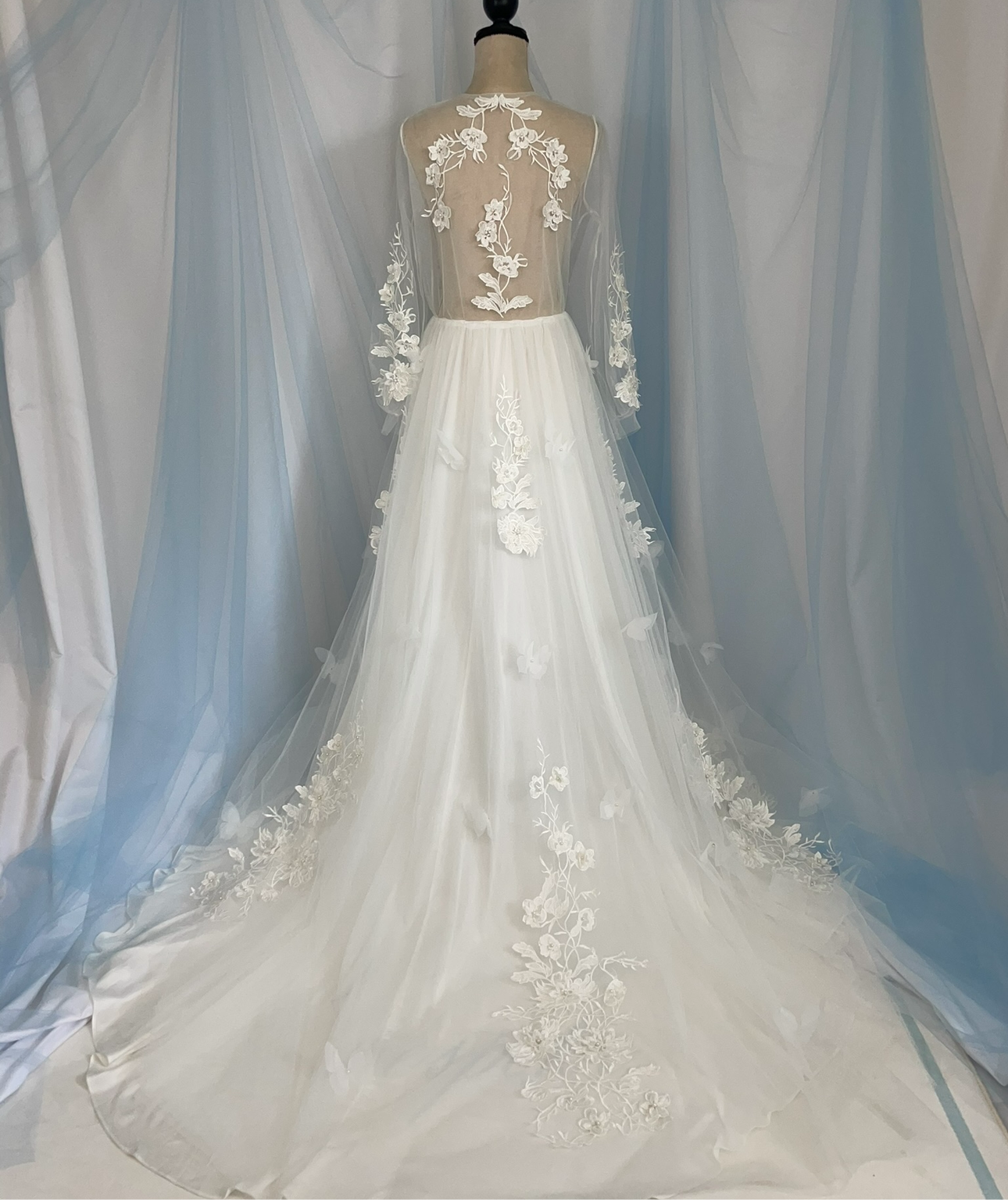 Lace Tulle Gown
