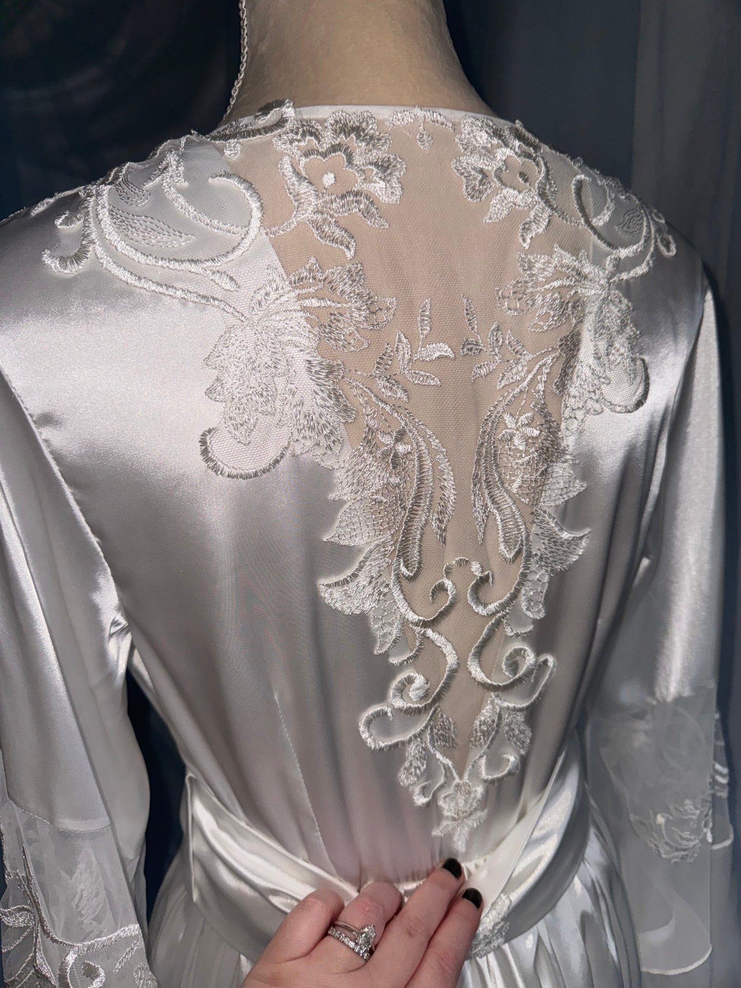 Silk & Lace Gown