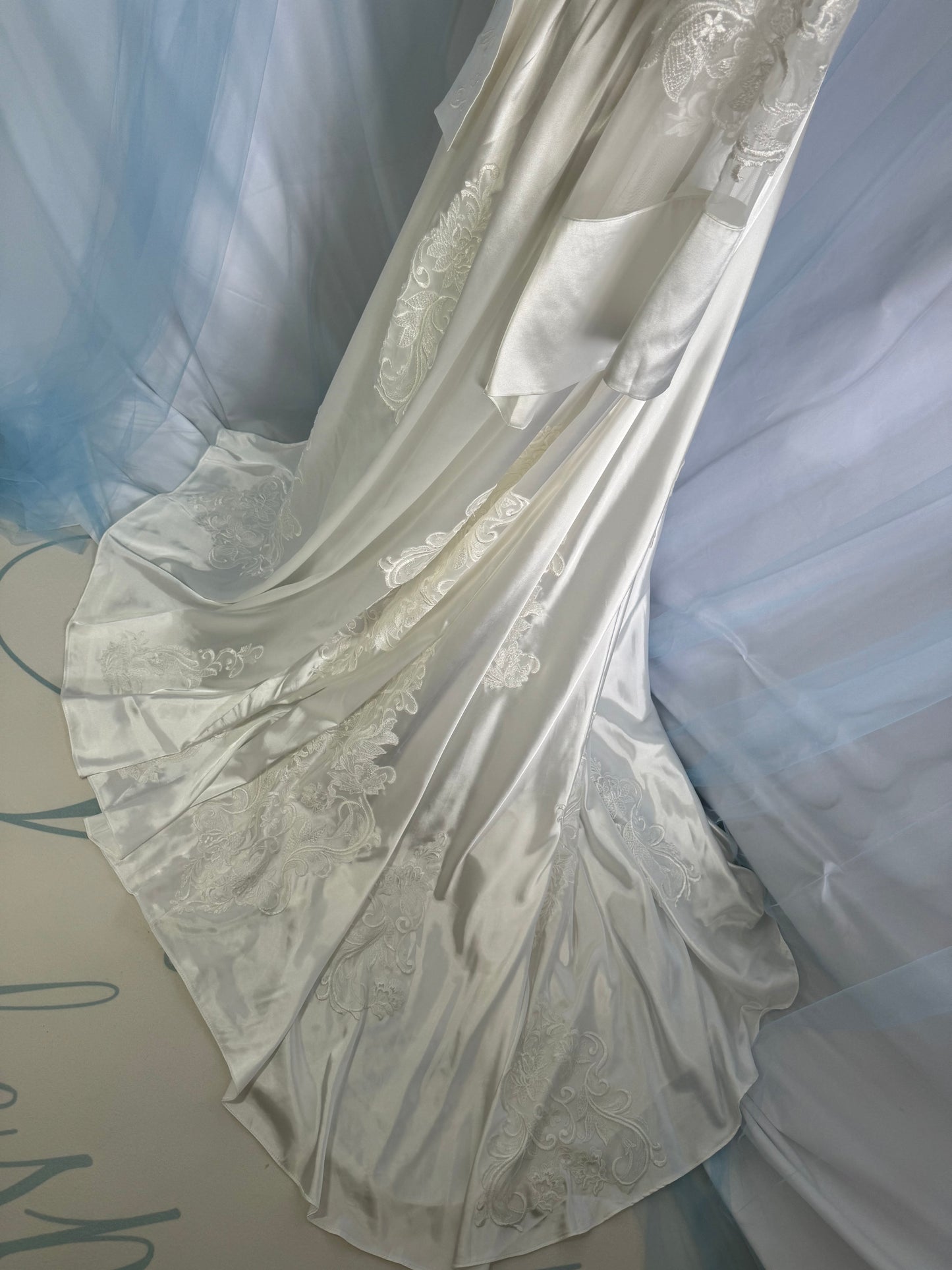 Silk & Lace Gown