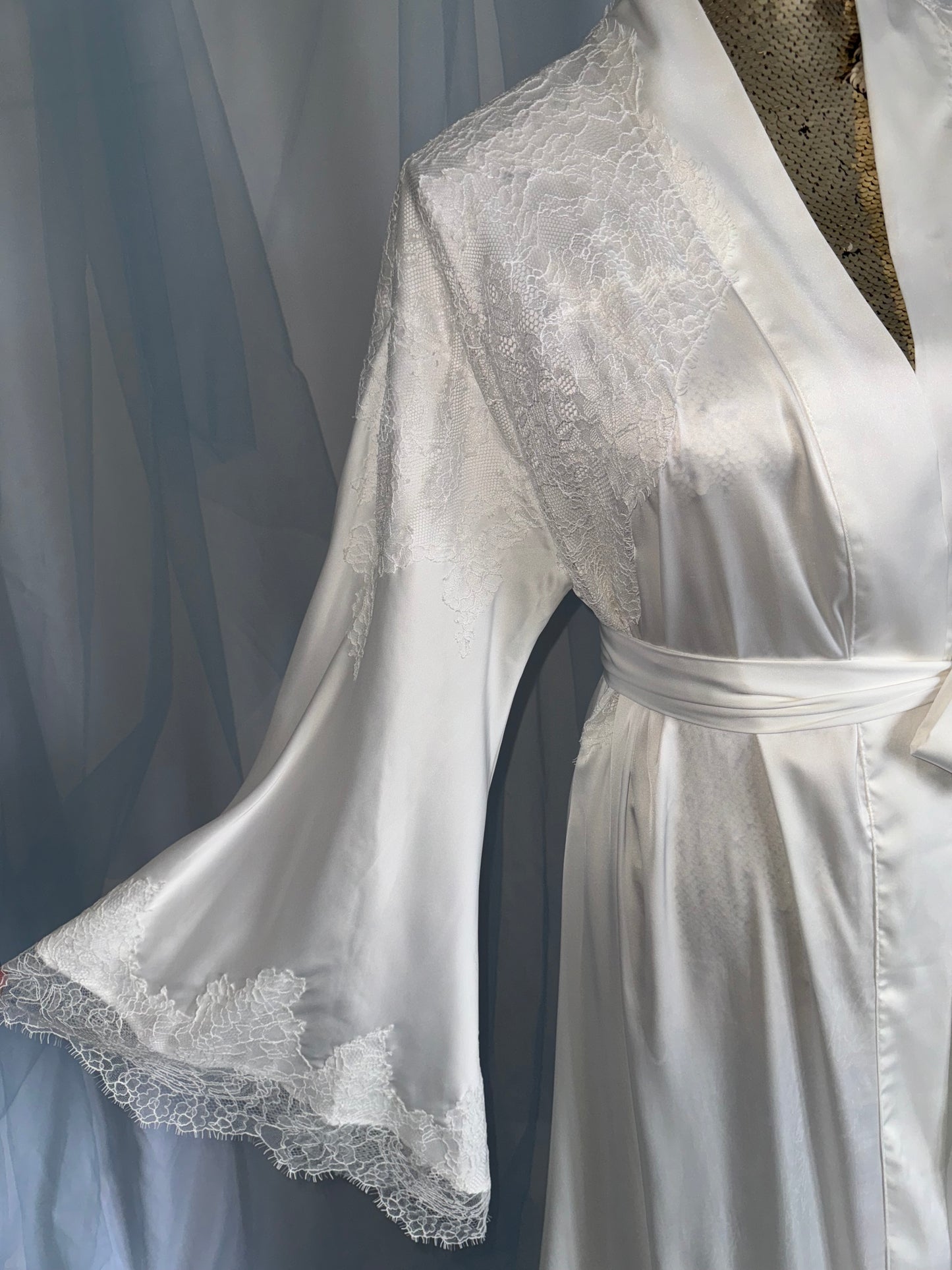 Chantilly Lace Pure Silk Gown