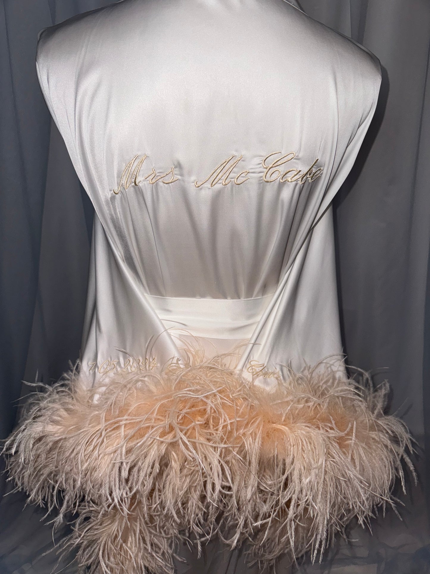 Ostrich Feather Gown