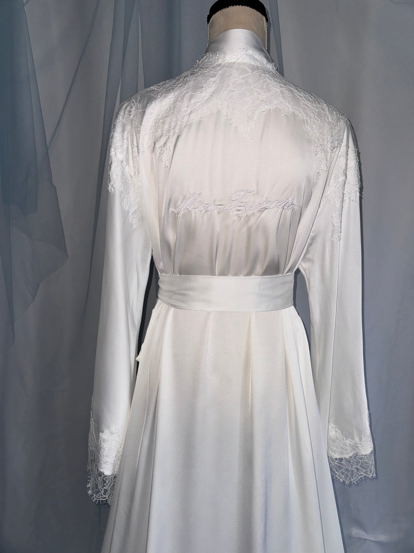 Chantilly Lace Pure Silk Gown