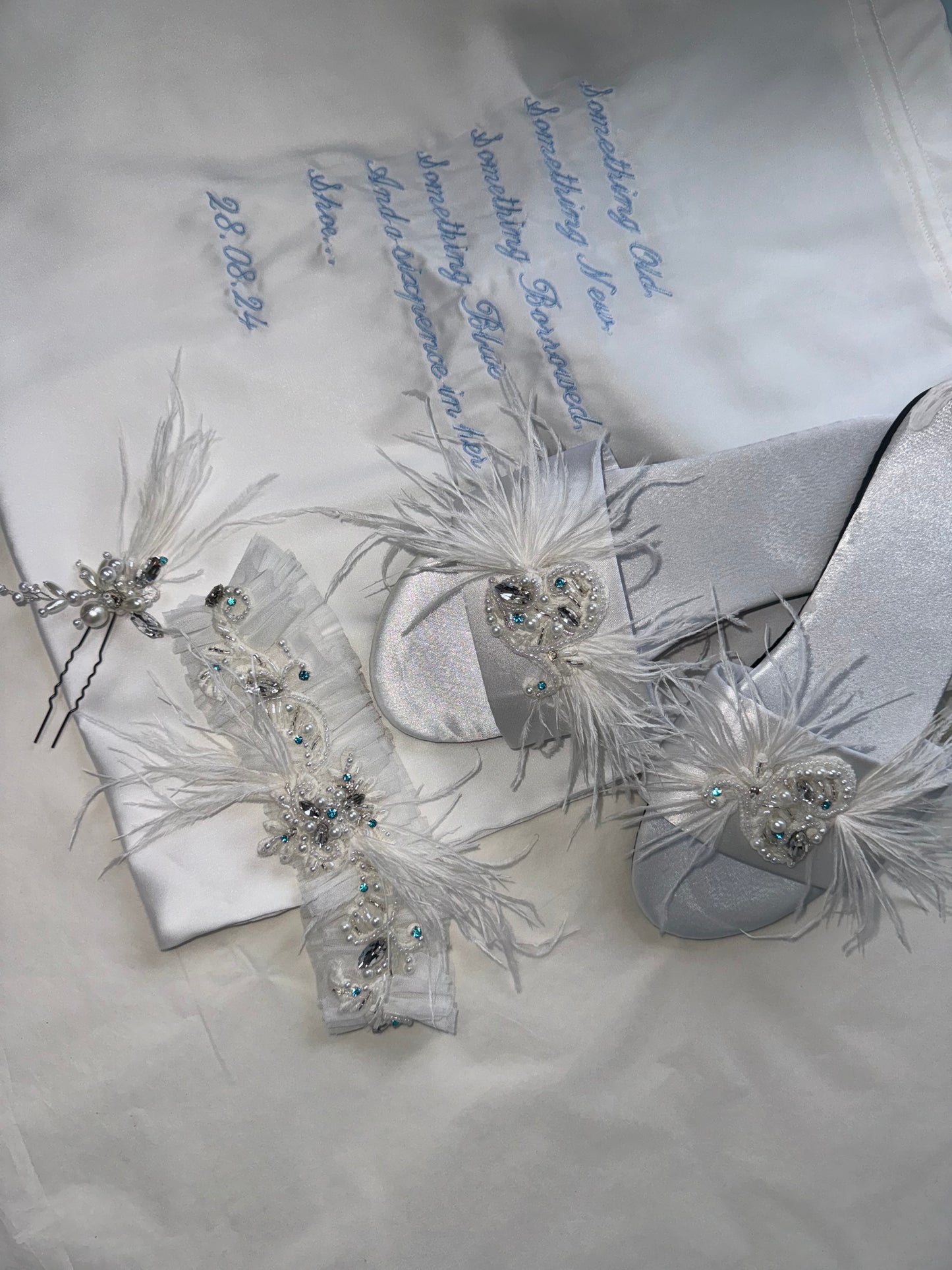 Embroidered Keepsake Bag