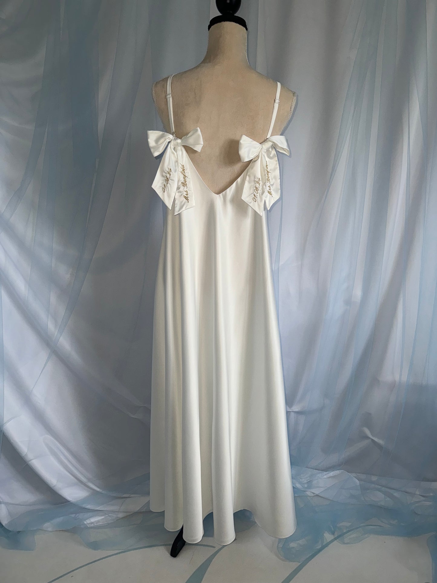 Large Bow Silk Cami
