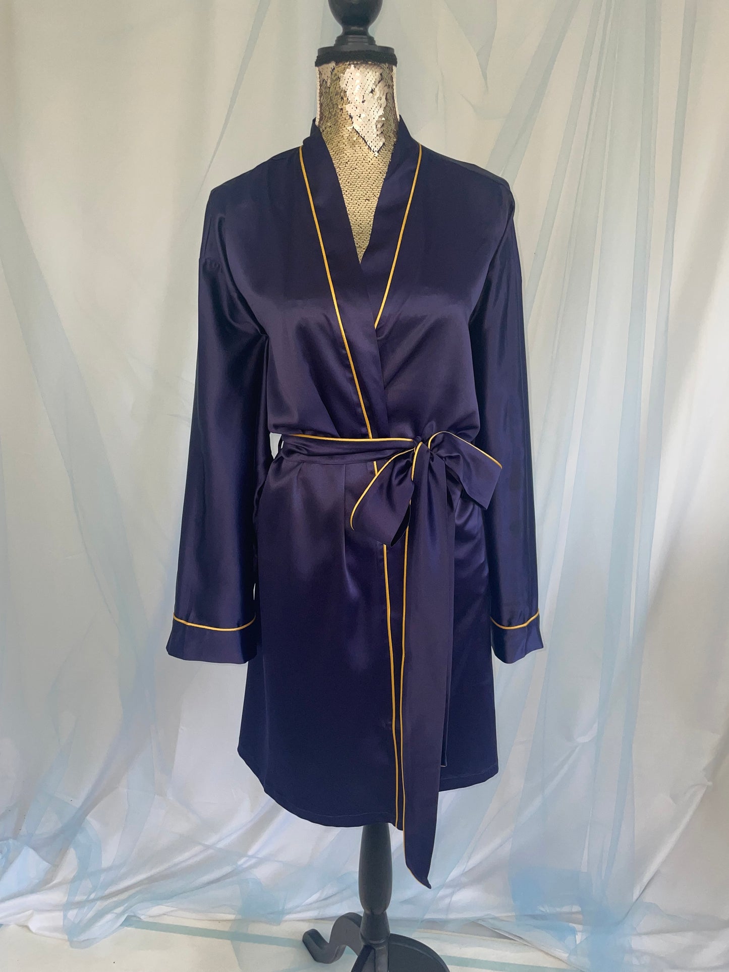 Navy Robe & Gold Trim
