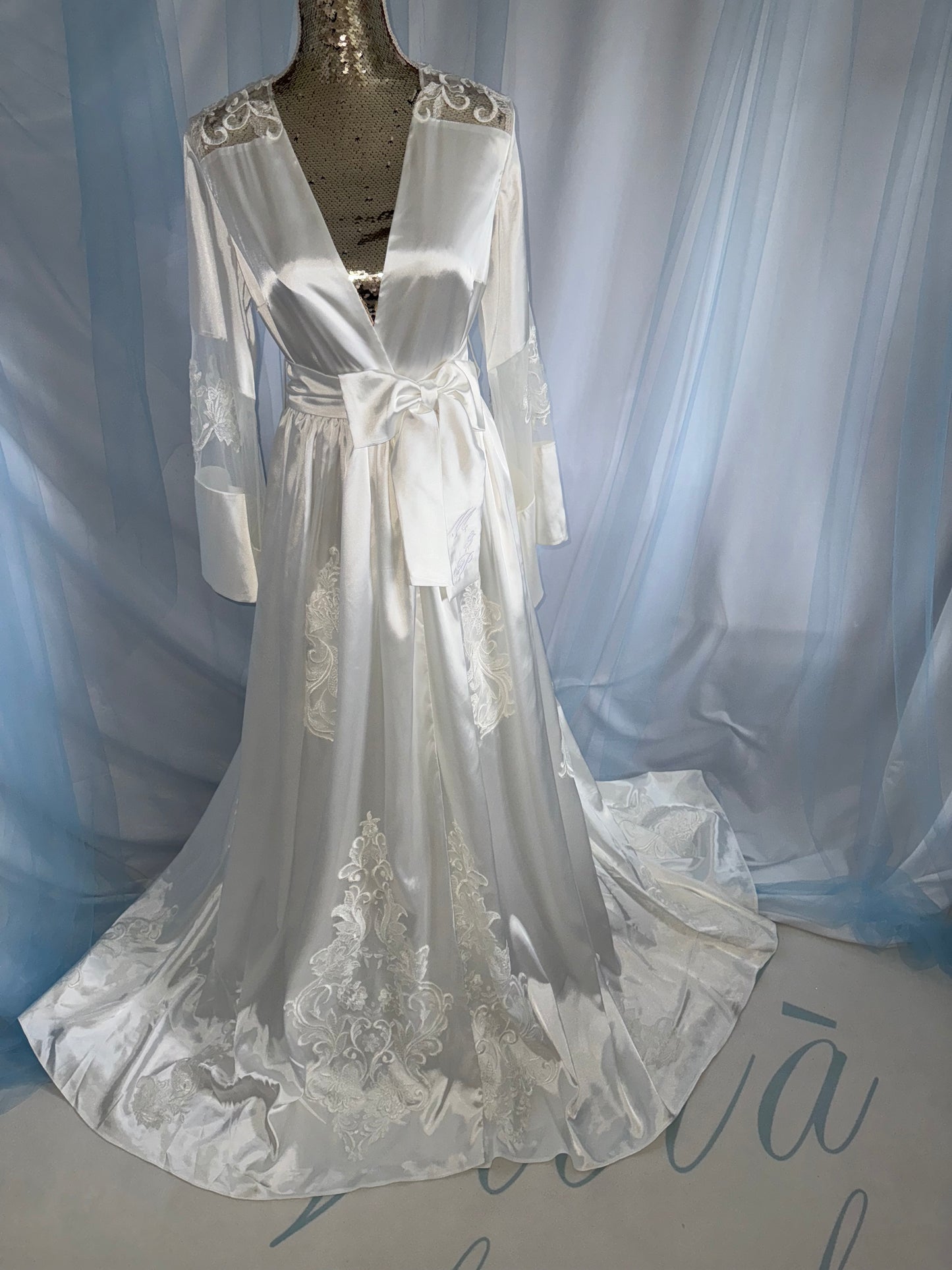 Silk & Lace Gown