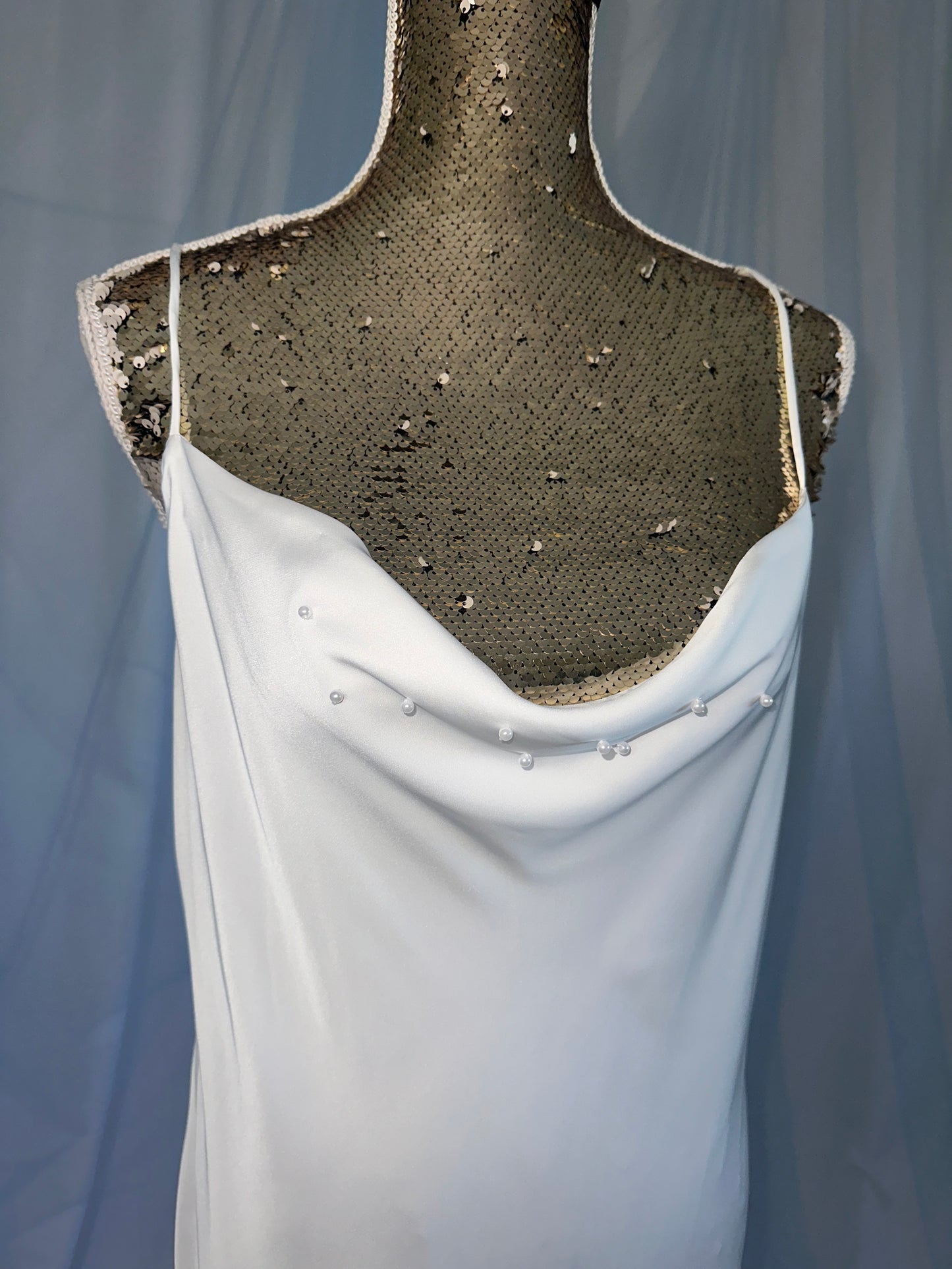 Pearl Cowl Neck Cami