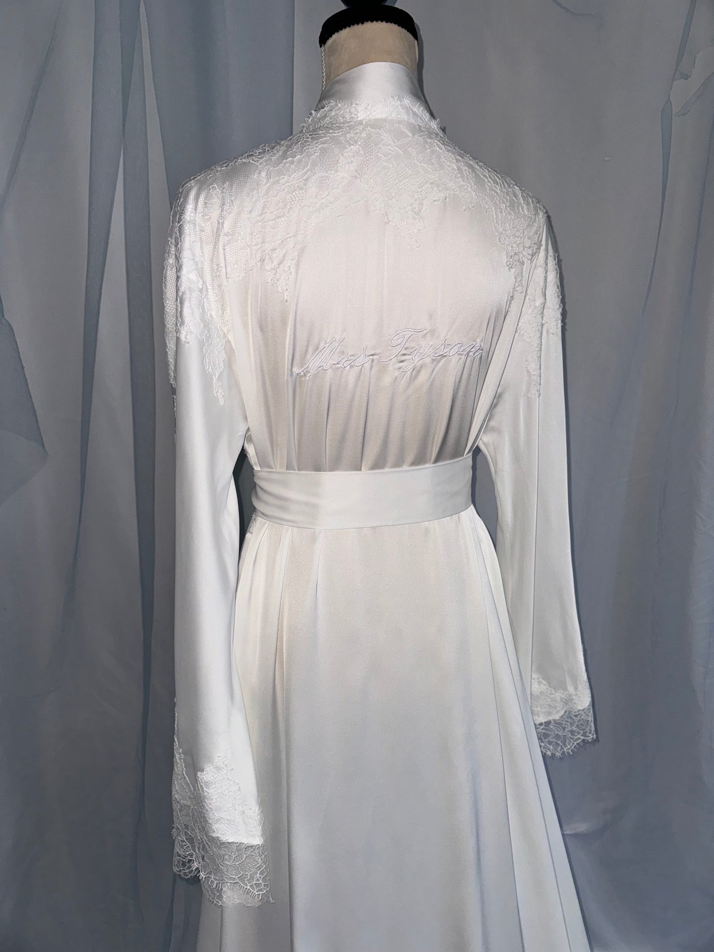 Chantilly Lace Pure Silk Gown