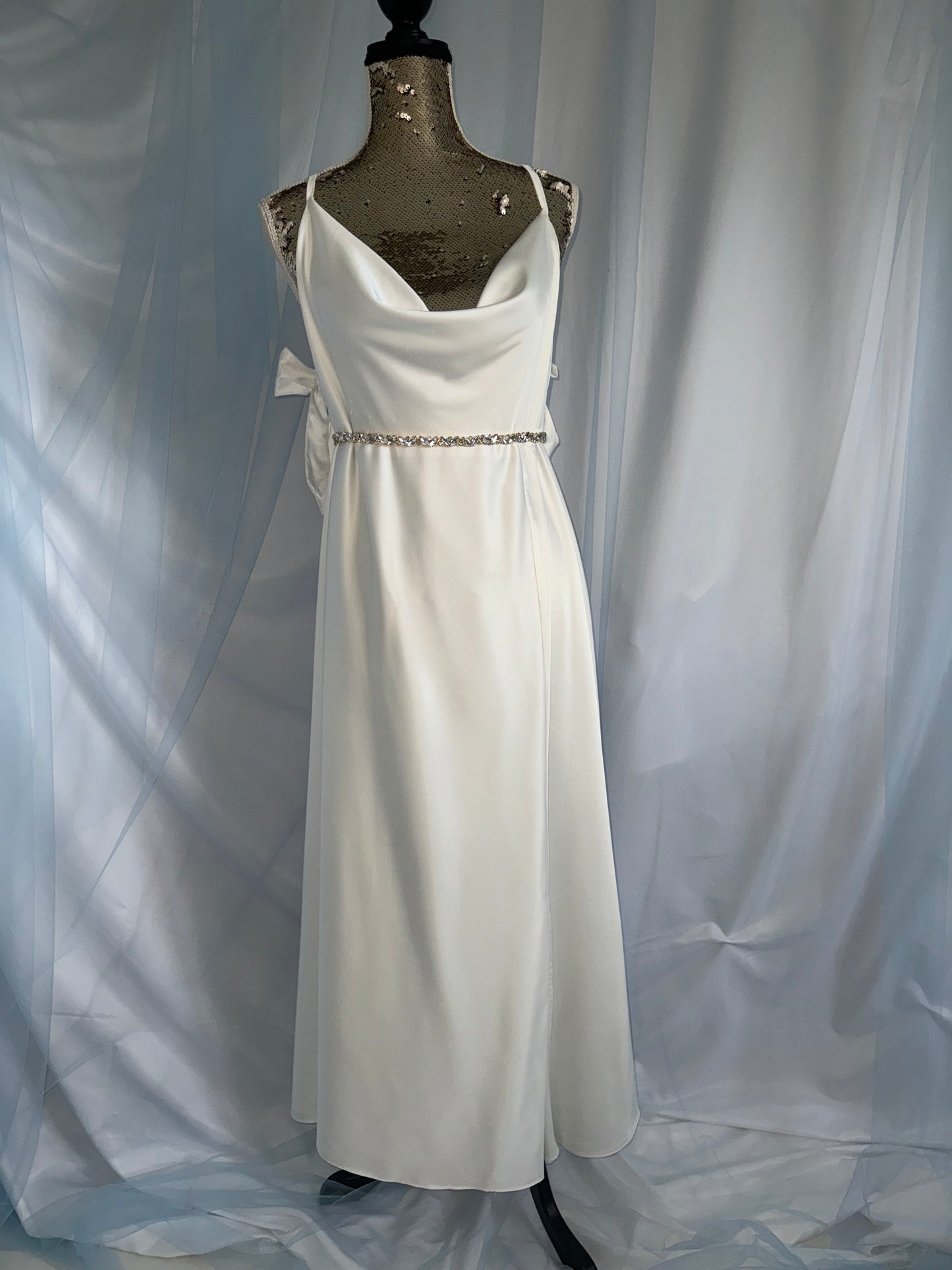 Large Bow Silk Cami