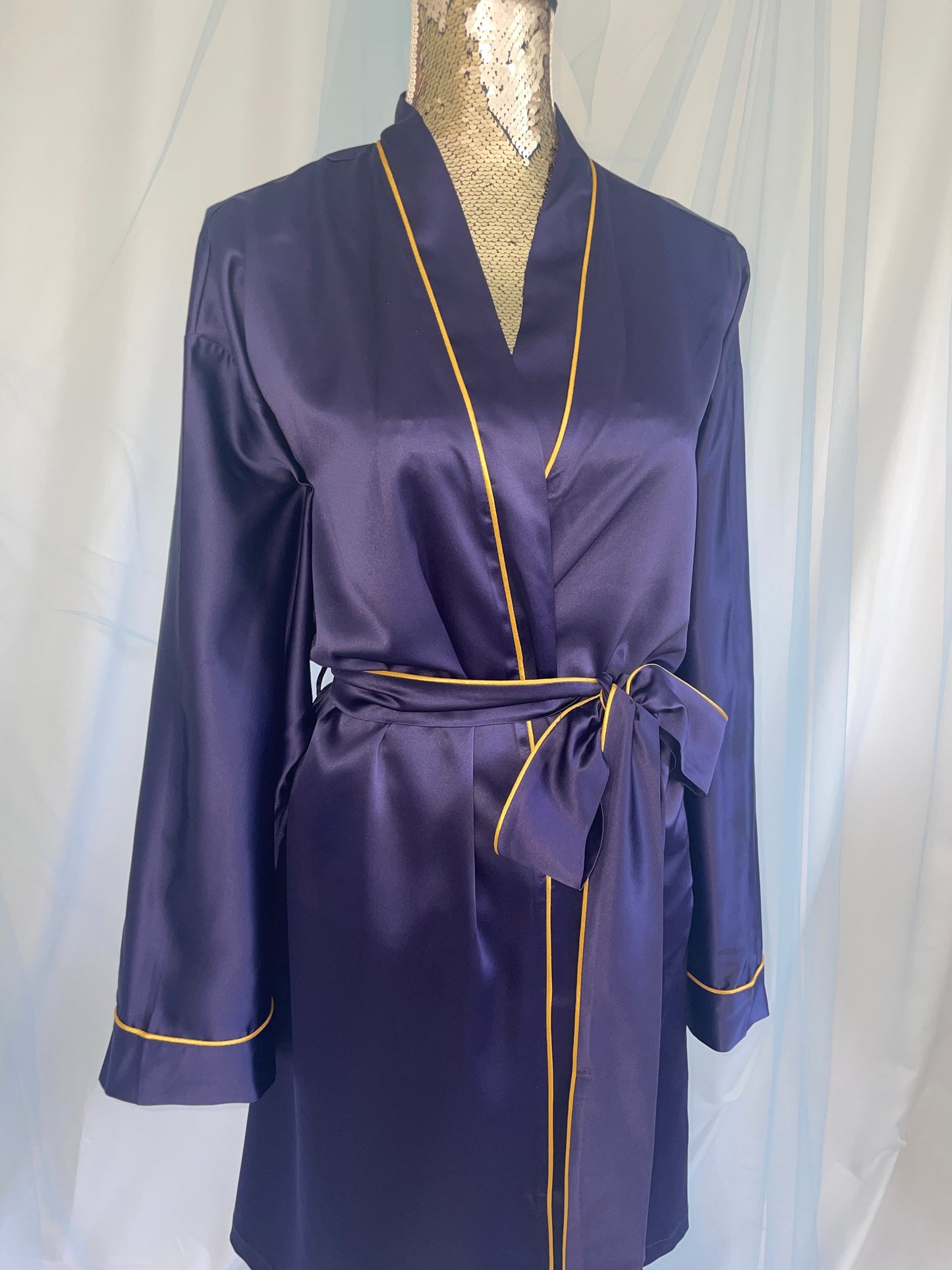 Navy Robe & Gold Trim