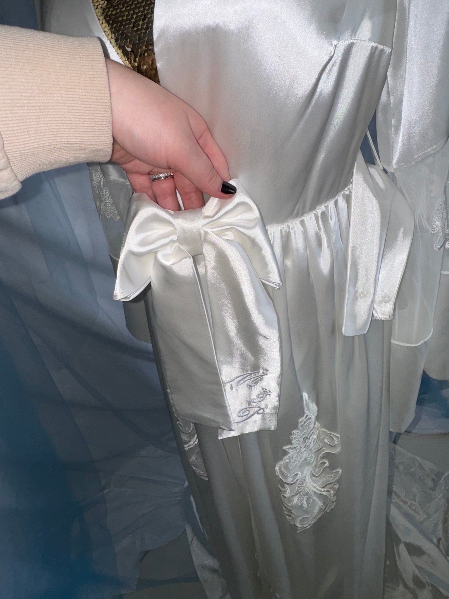 Silk & Lace Gown