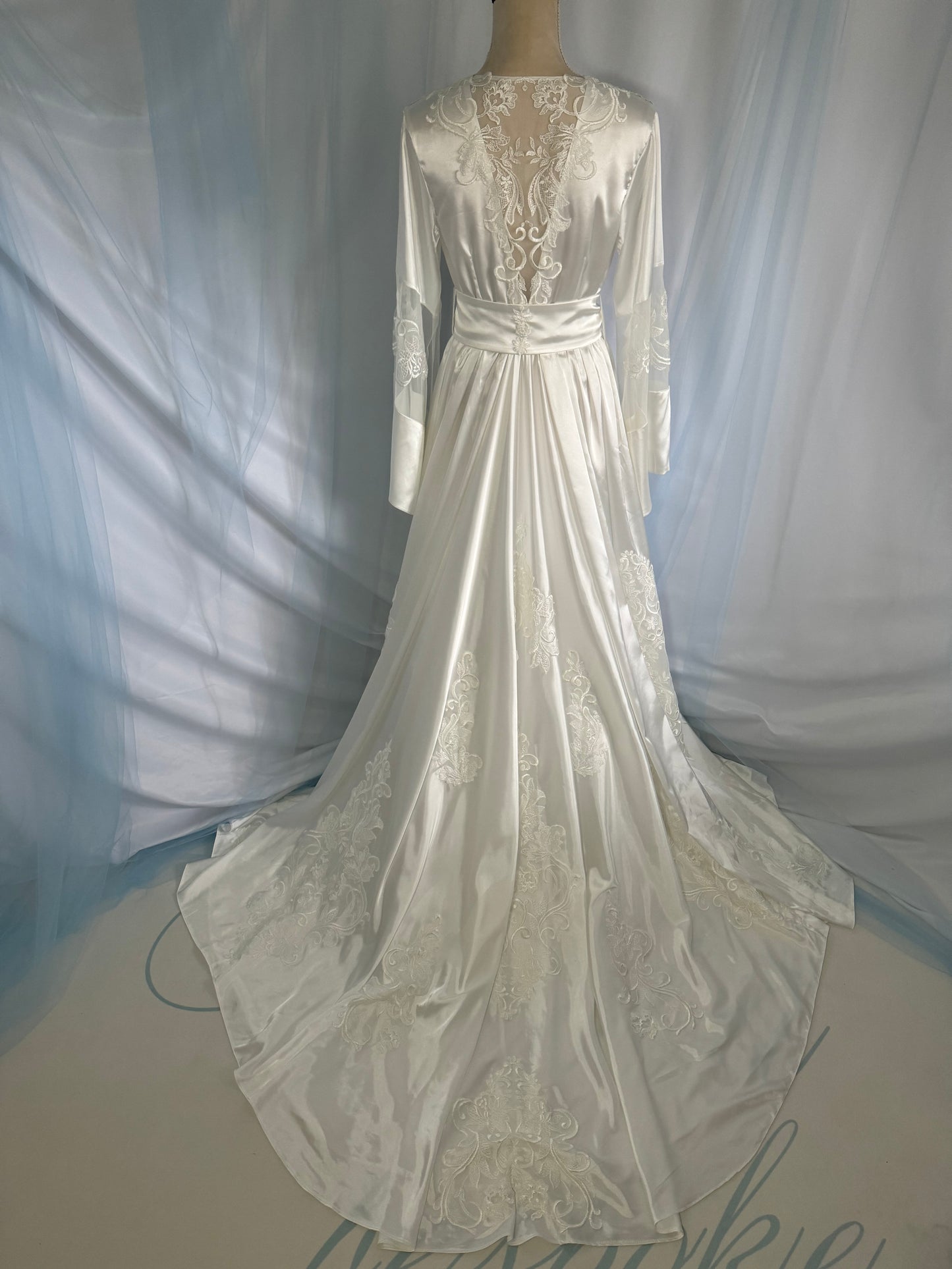 Silk & Lace Gown