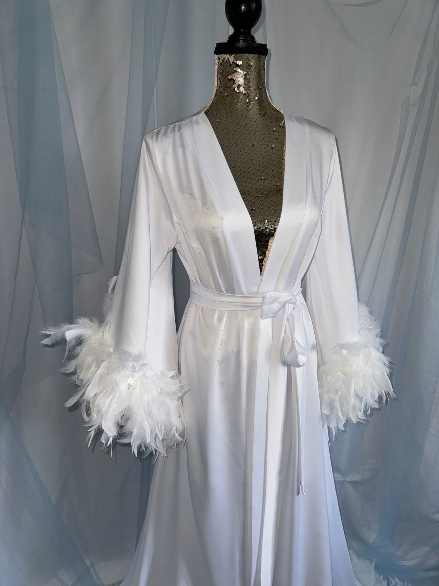 Feather Boa Gown