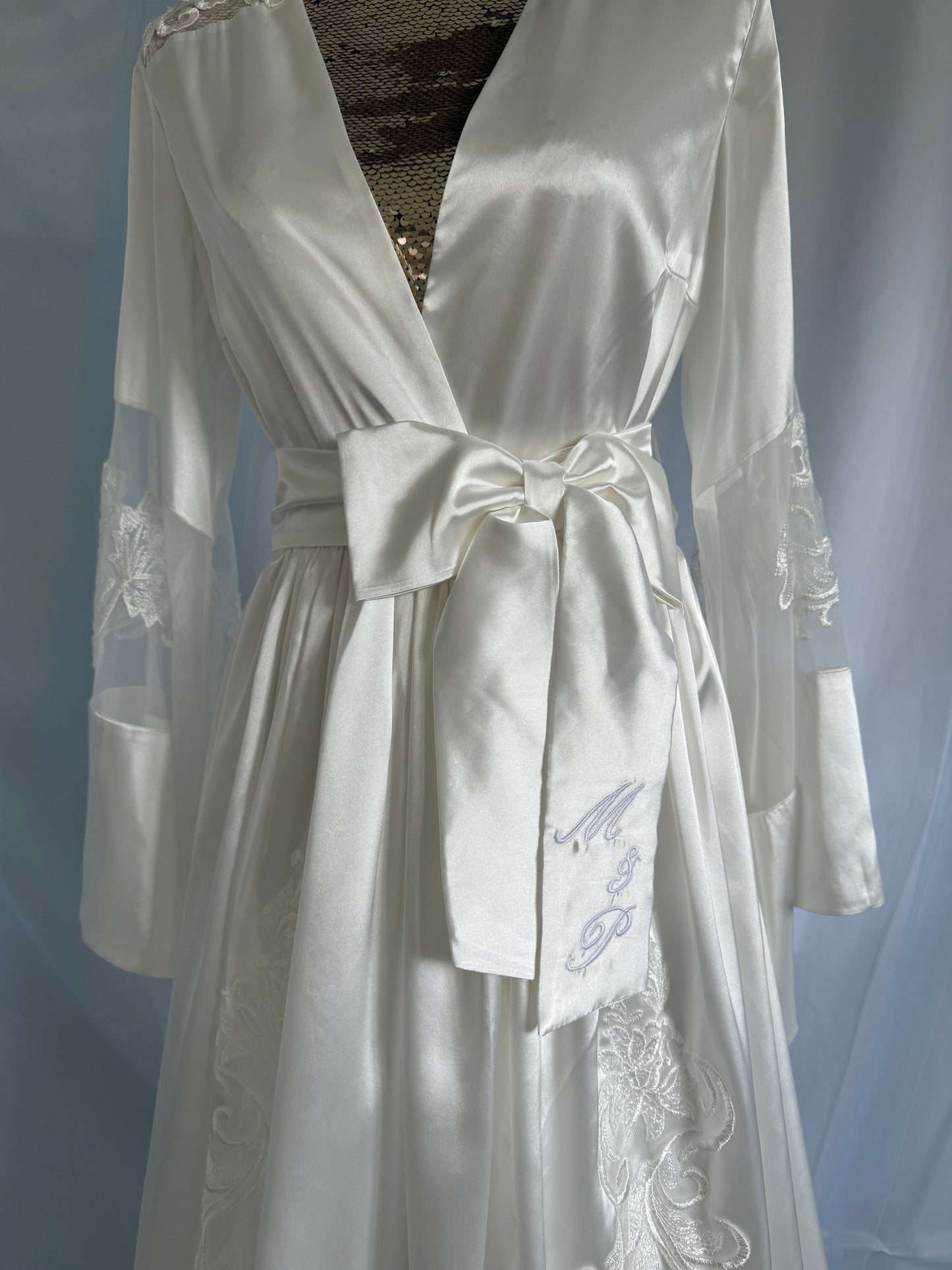 Silk & Lace Gown