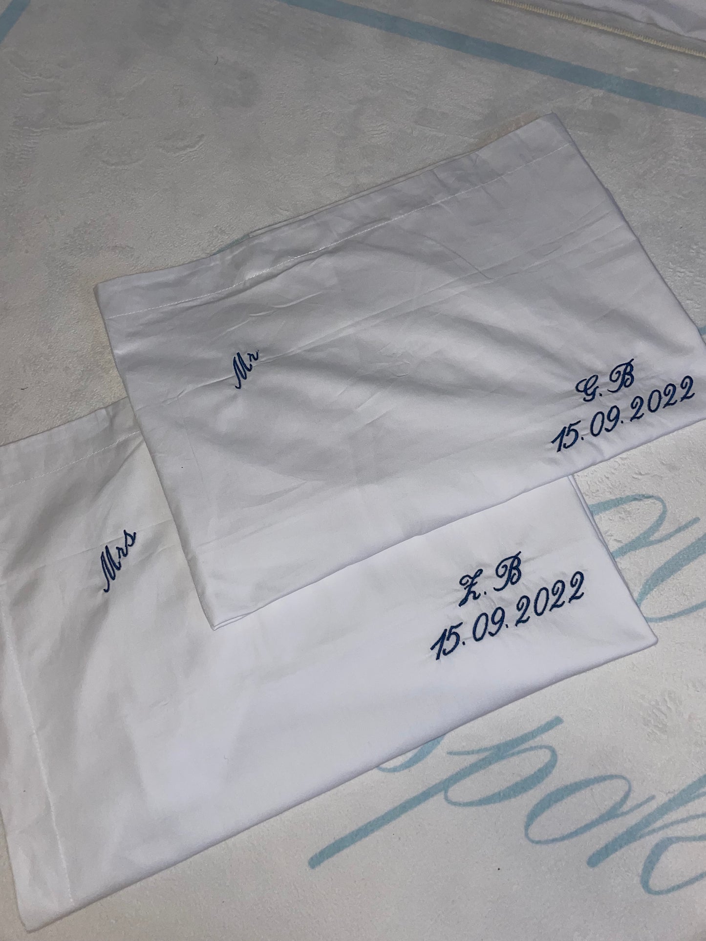 Embroidered Pillow Cases