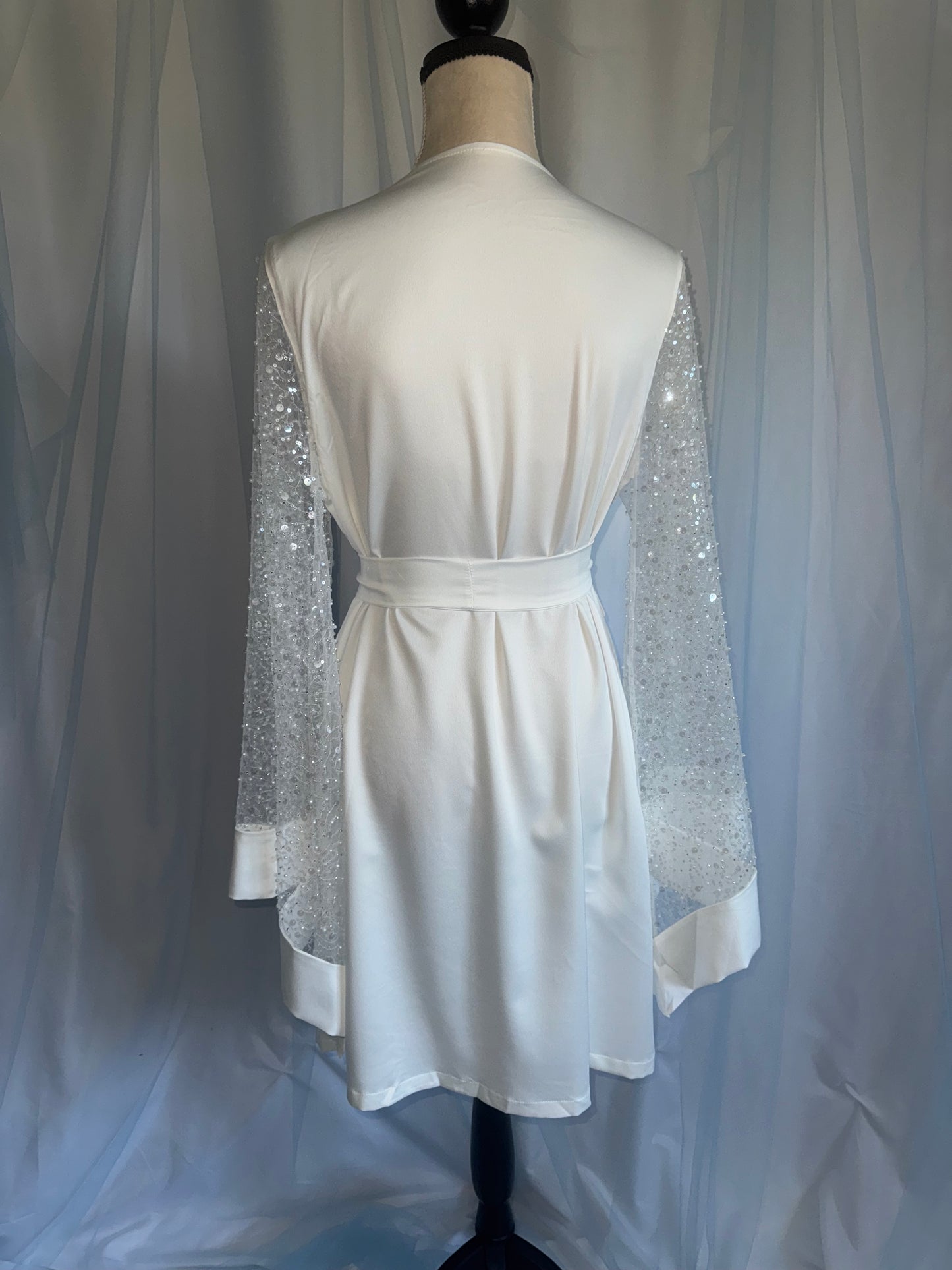 Sparkle sleeve gown