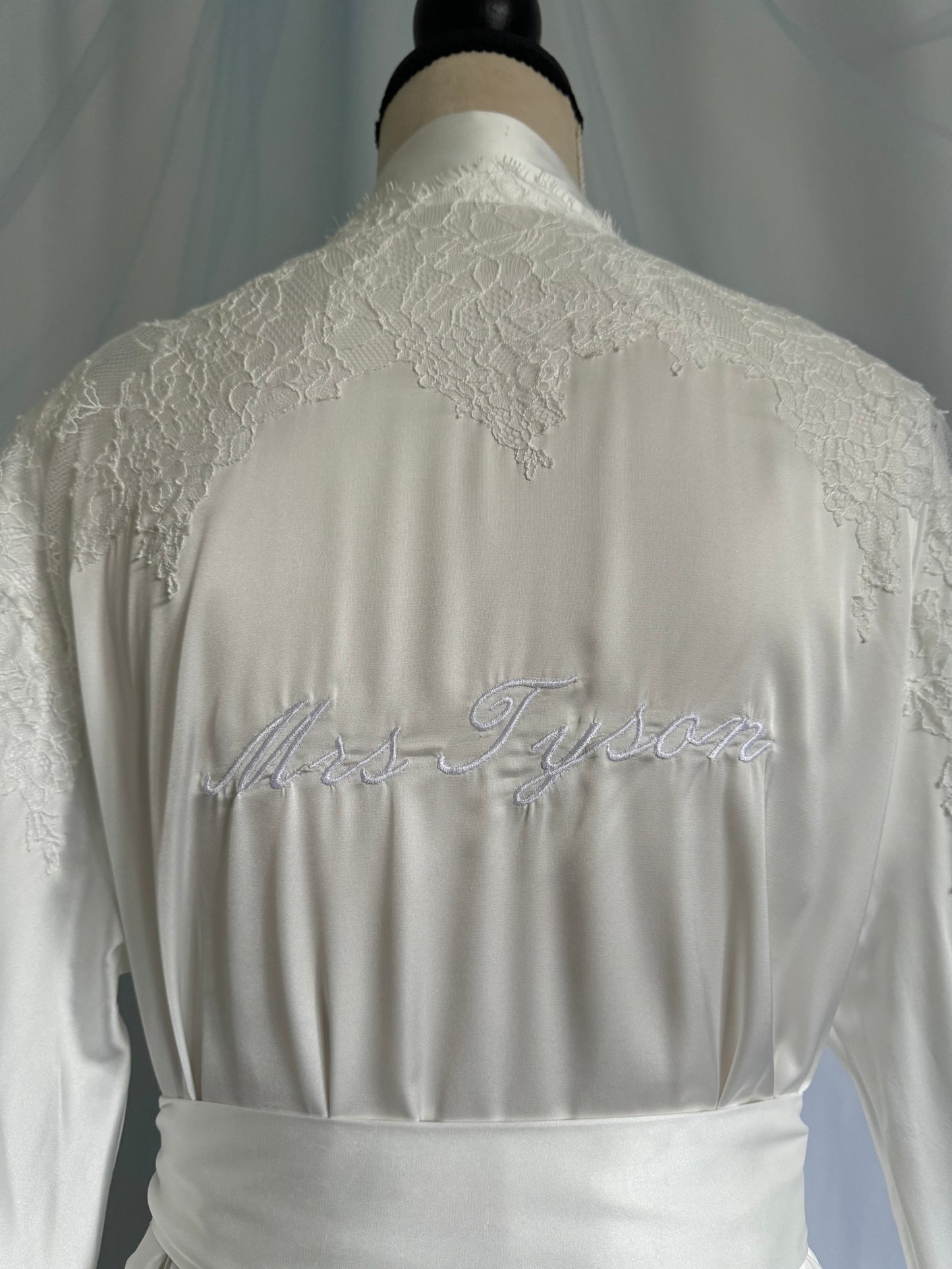 Chantilly Lace Pure Silk Gown