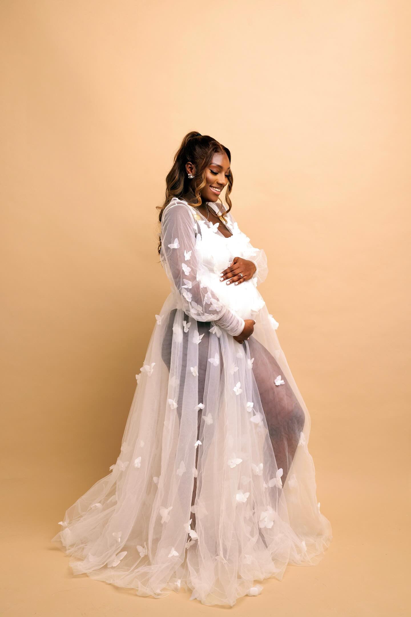 Maternity Butterfly Gown