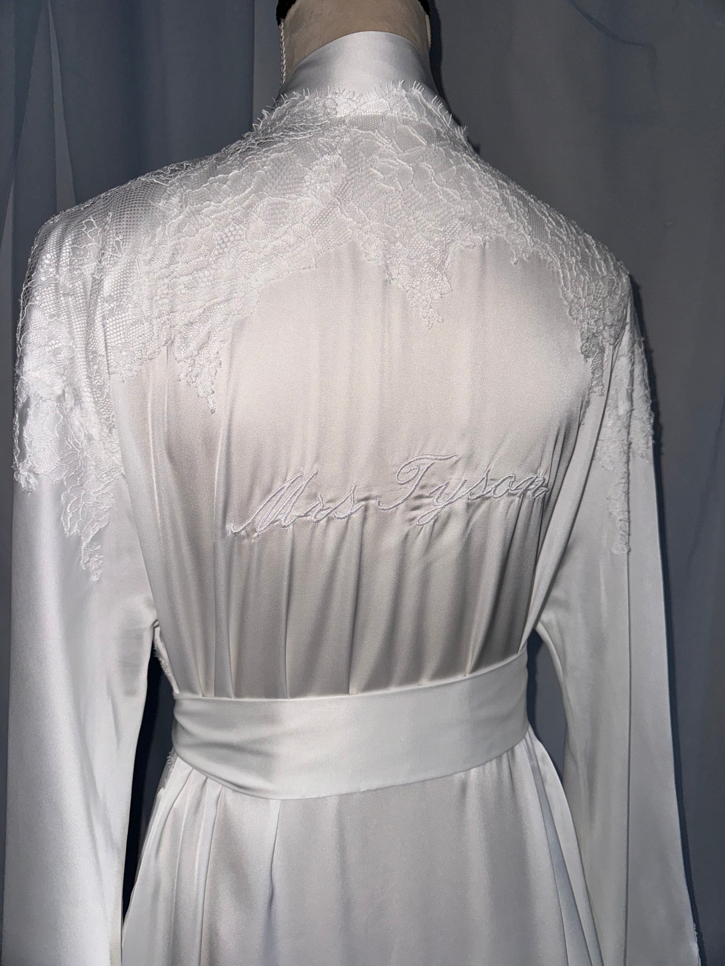 Chantilly Lace Pure Silk Gown