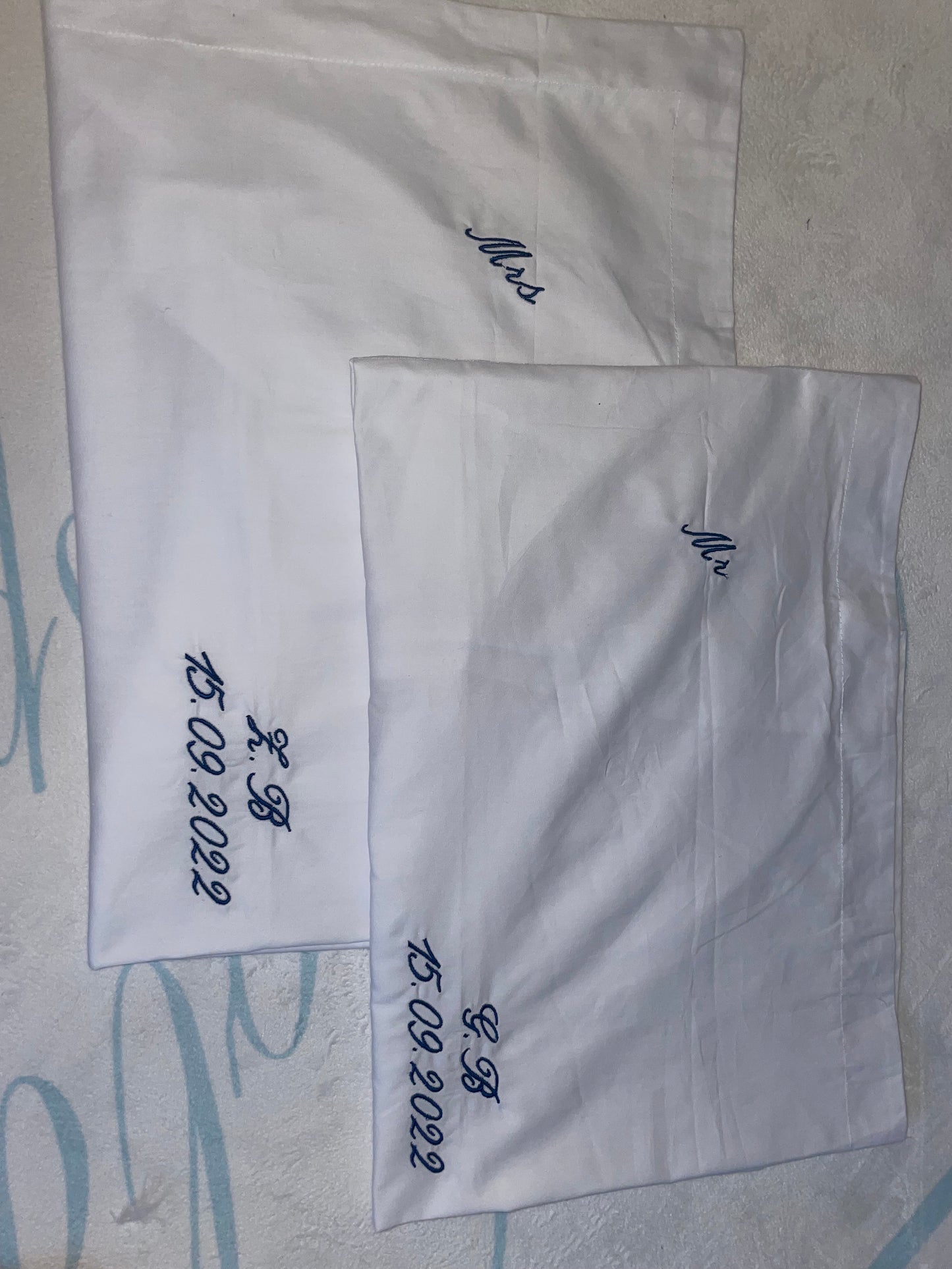 Embroidered Pillow Cases