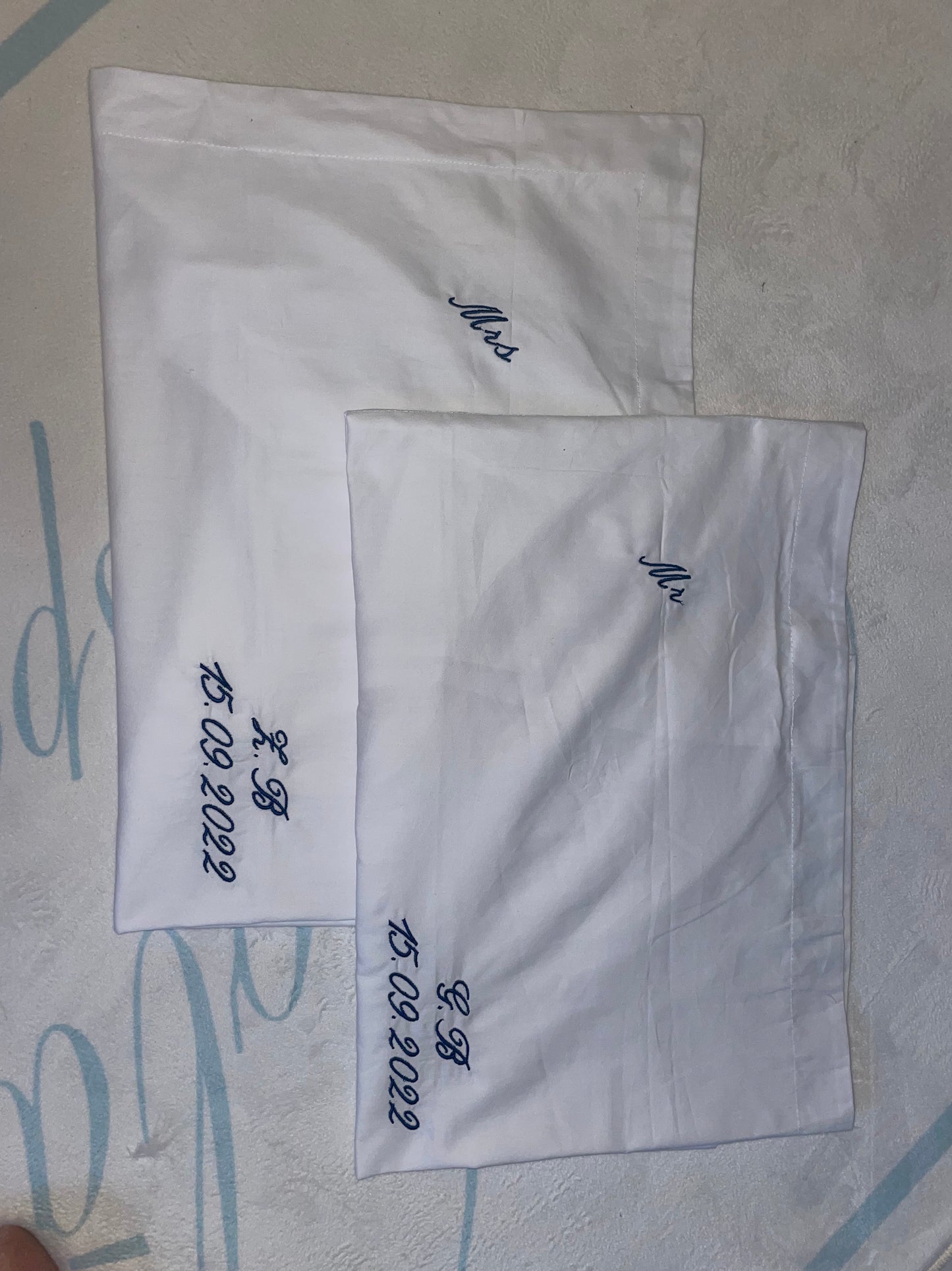 Embroidered Pillow Cases